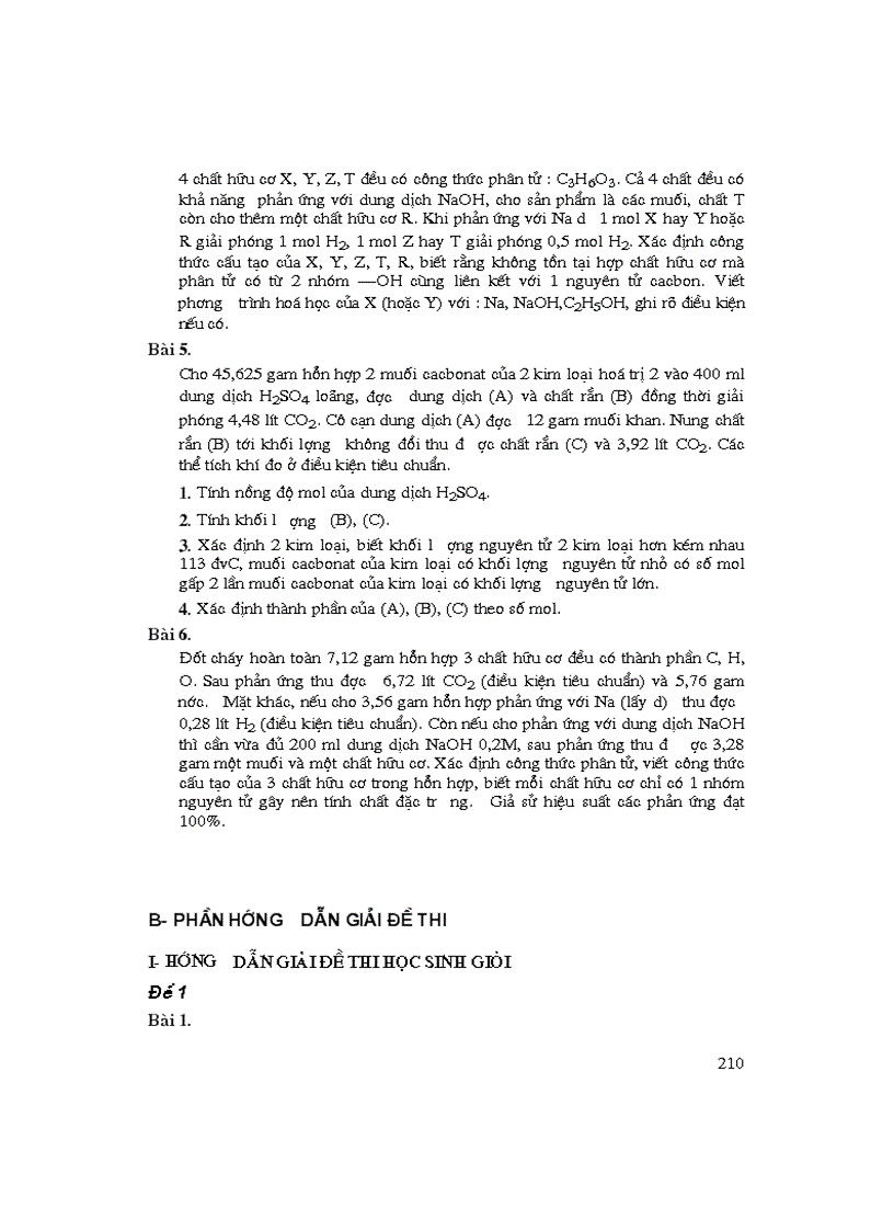 image for page Đề thi HSG cấp huyện môn hóa 9