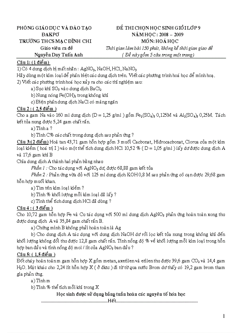 image for page De thi HSG hoa 9 co dap an