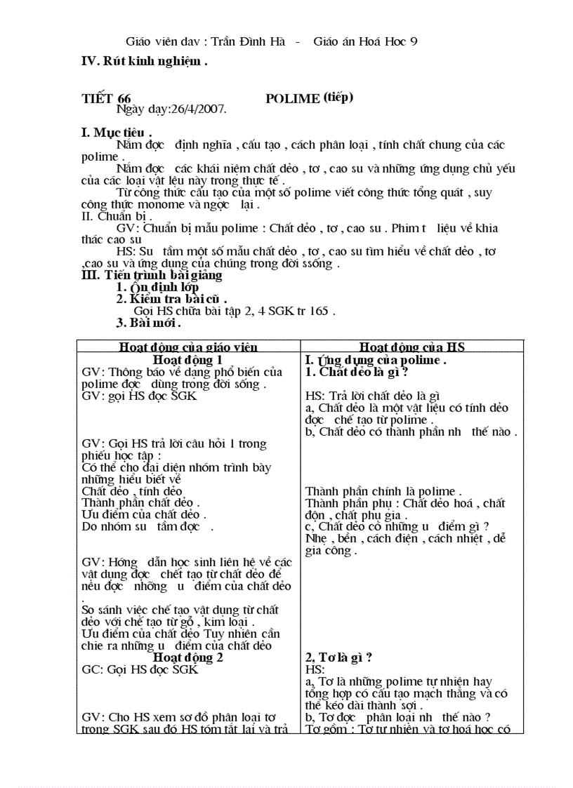 image for page GA Hóa 9 HKII Đúng theo PPCT mới