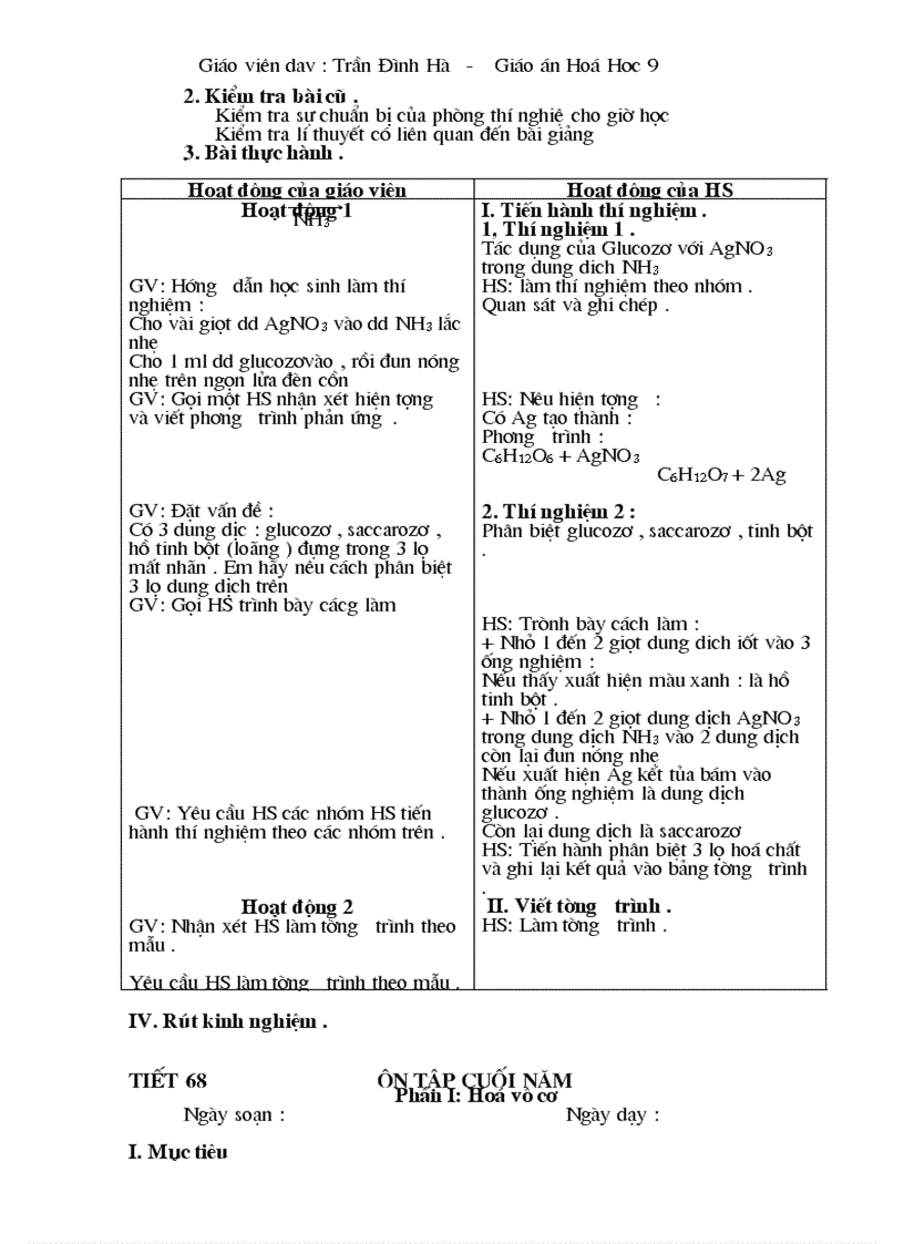 image for page GA Hóa 9 HKII Đúng theo PPCT mới