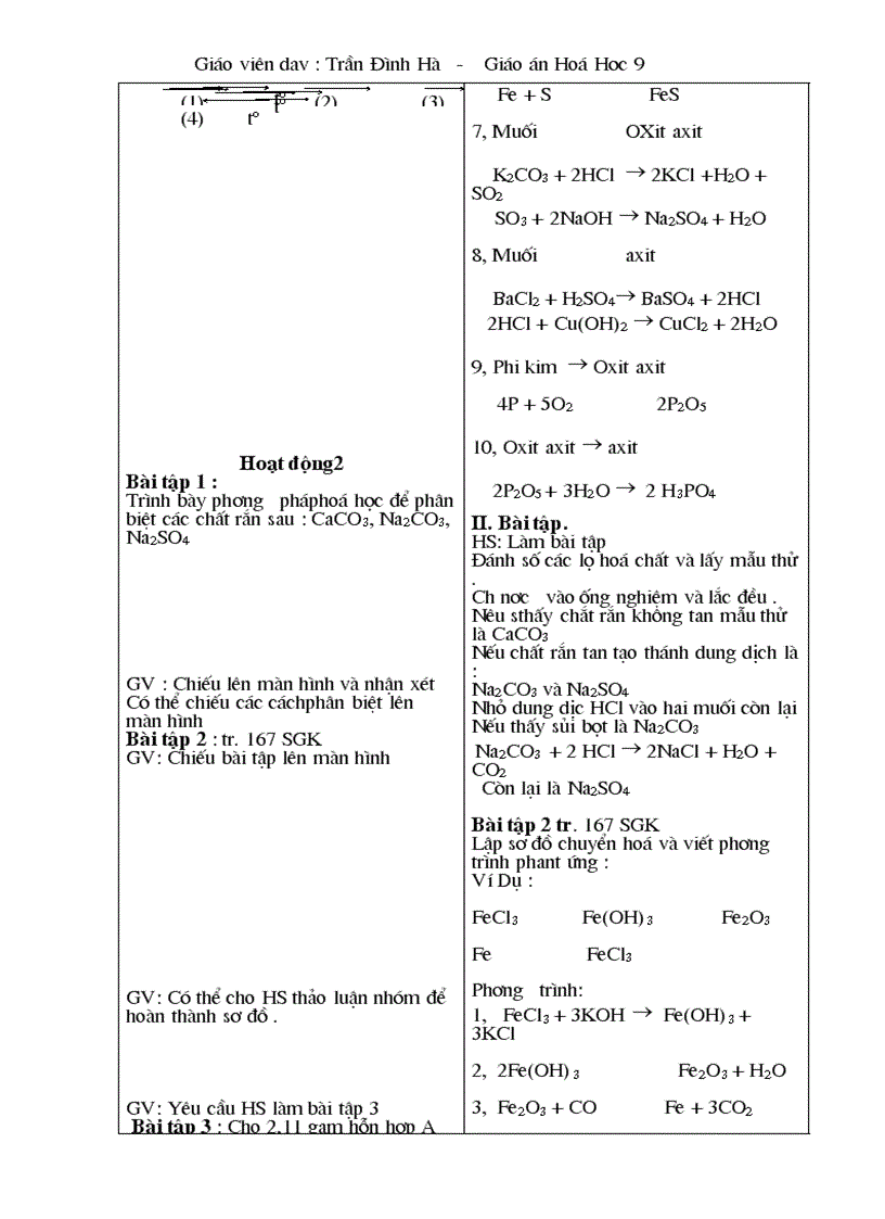 image for page GA Hóa 9 HKII Đúng theo PPCT mới