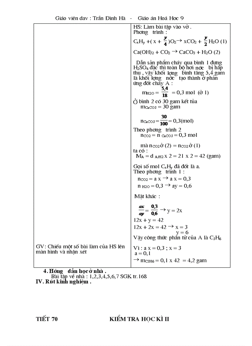 image for page GA Hóa 9 HKII Đúng theo PPCT mới