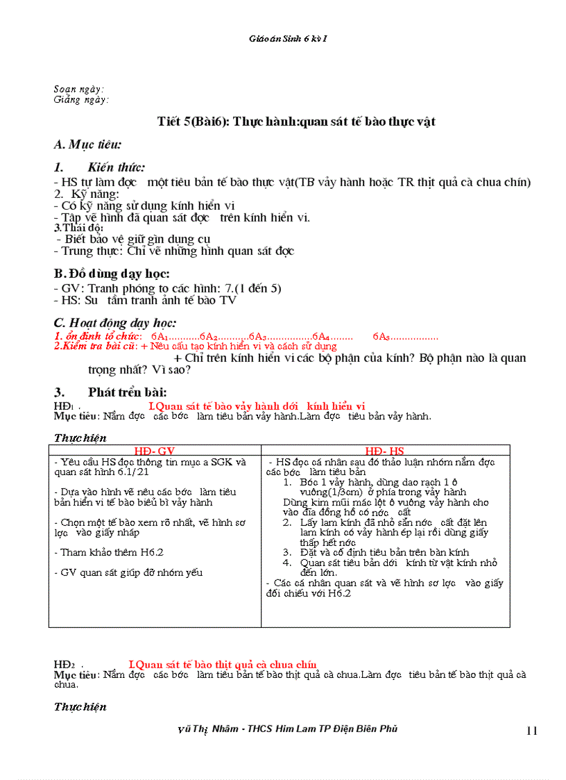 image for page Giao an 6