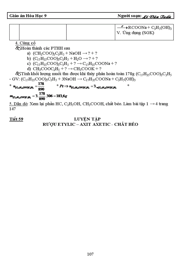 image for page Giao an 9 3 côt