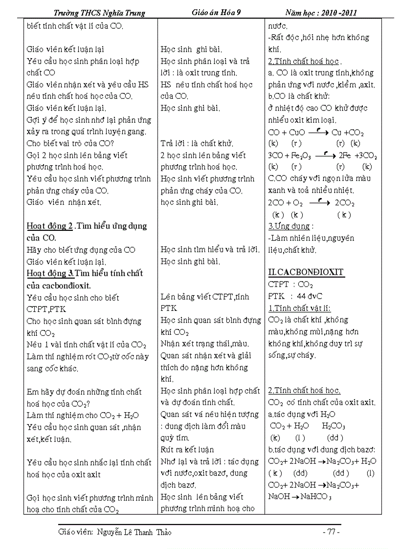 image for page Giao an chuan kt hoa 9