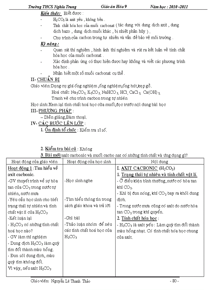 image for page Giao an chuan kt hoa 9