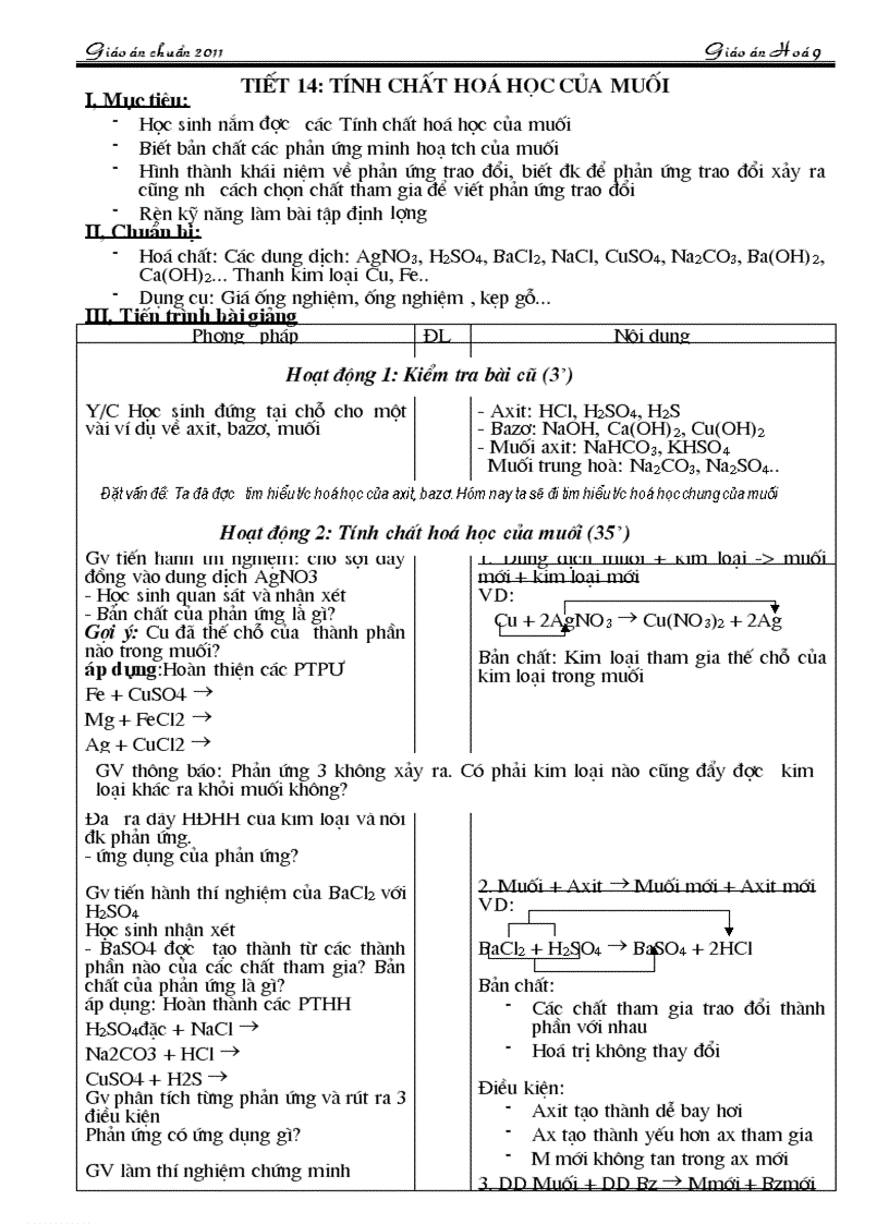 image for page Giao an chuan KT KN 2011 Chuong 2