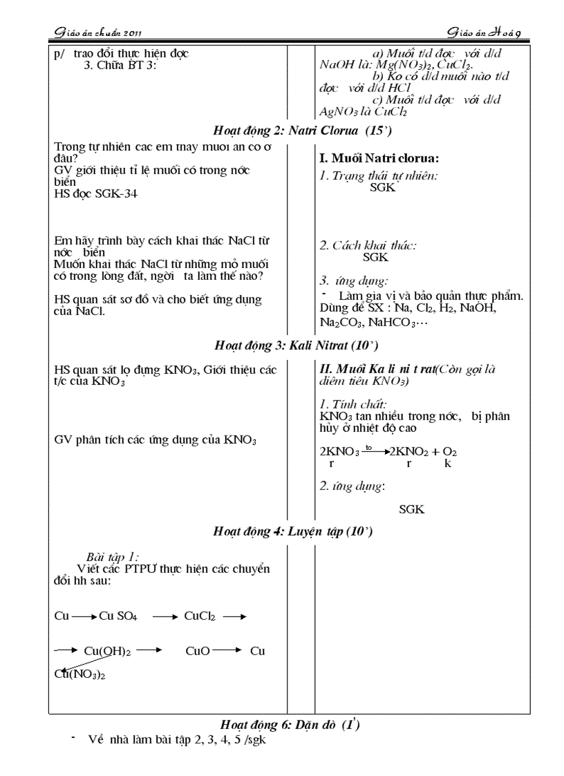 image for page Giao an chuan KT KN 2011 Chuong 2