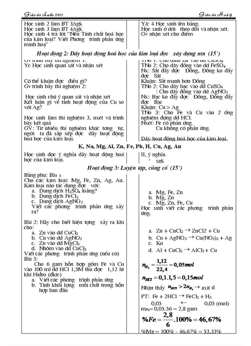 image for page Giao an chuan KT KN 2011 Chuong 2