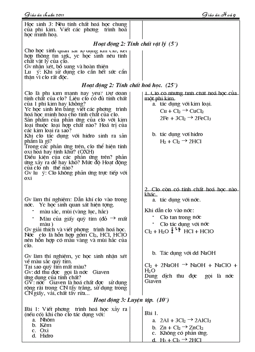 image for page Giao an chuan KT KN 2011 Chuong 4