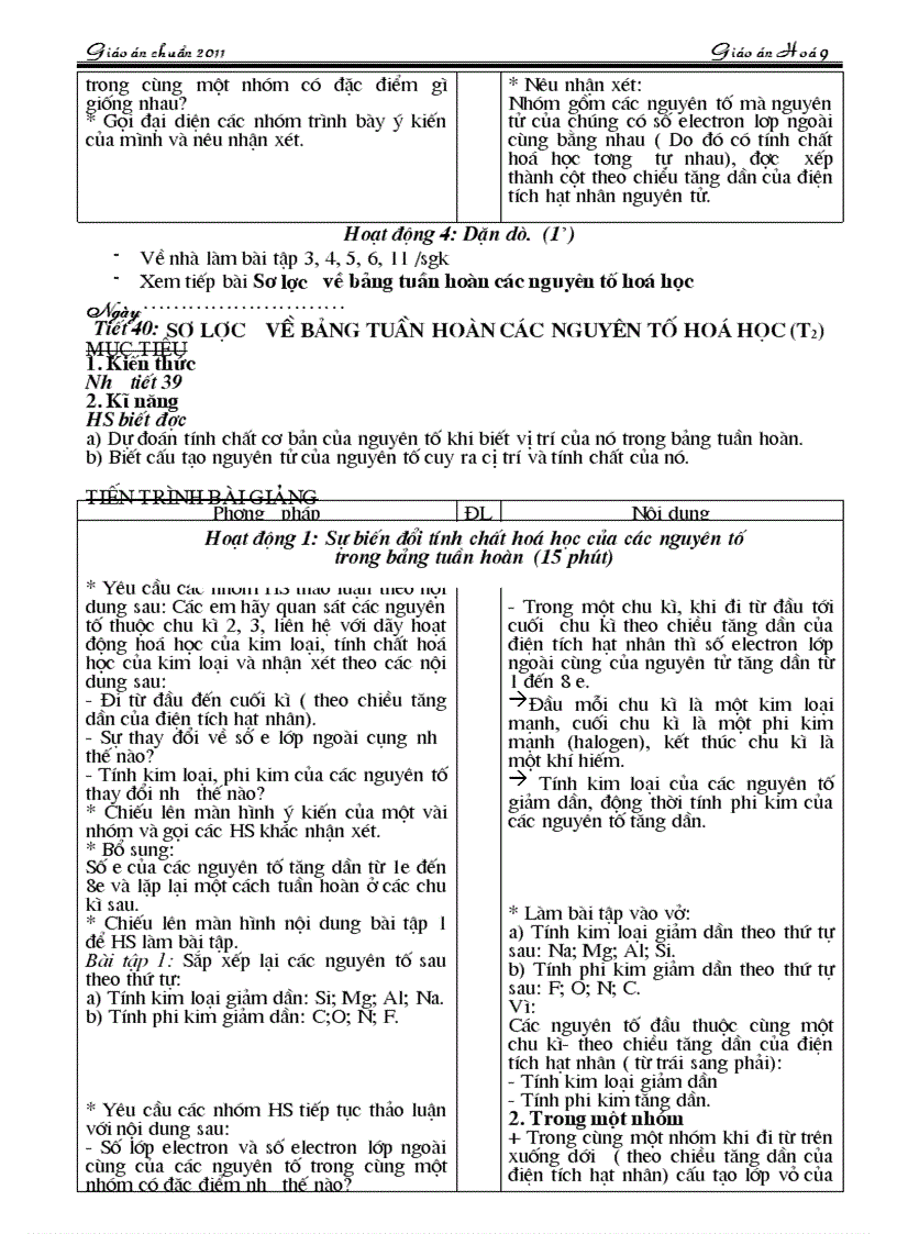 image for page Giao an chuan KT KN 2011 Chuong 4