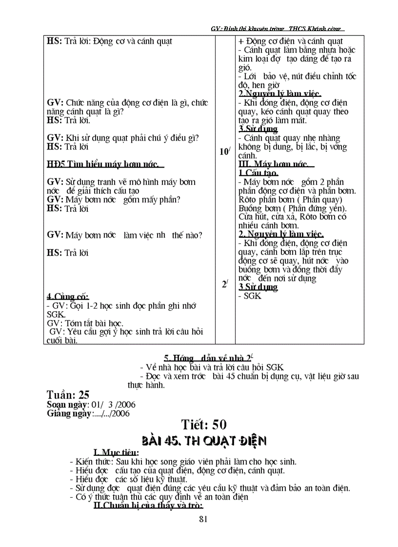 image for page Giáo án CN 8 Học kì I