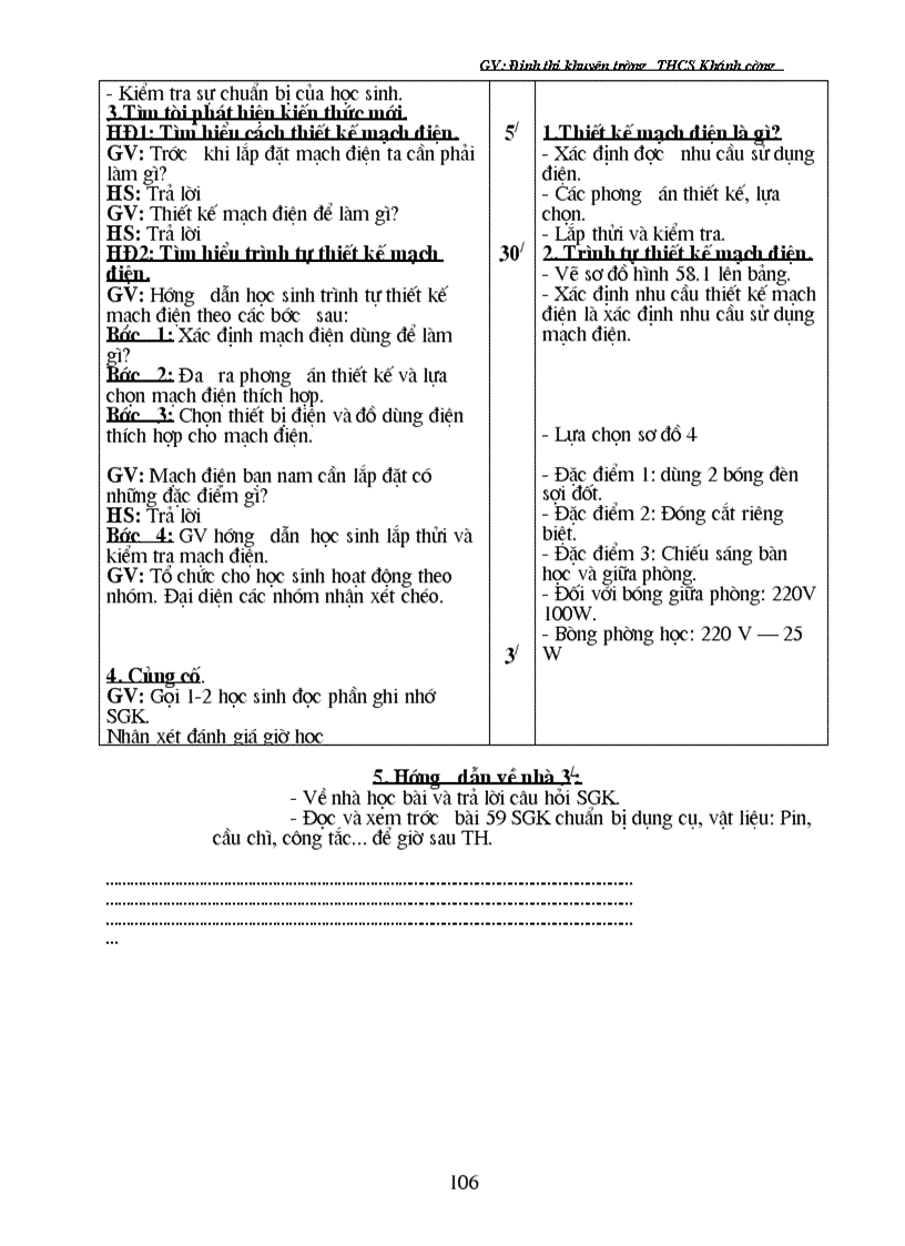 image for page Giáo án CN 8 Học kì I