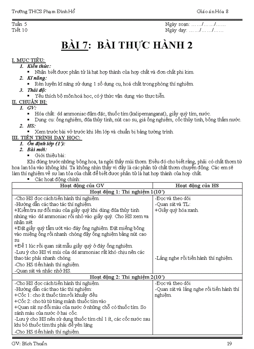 image for page Giao an hoa 8 chuong 1