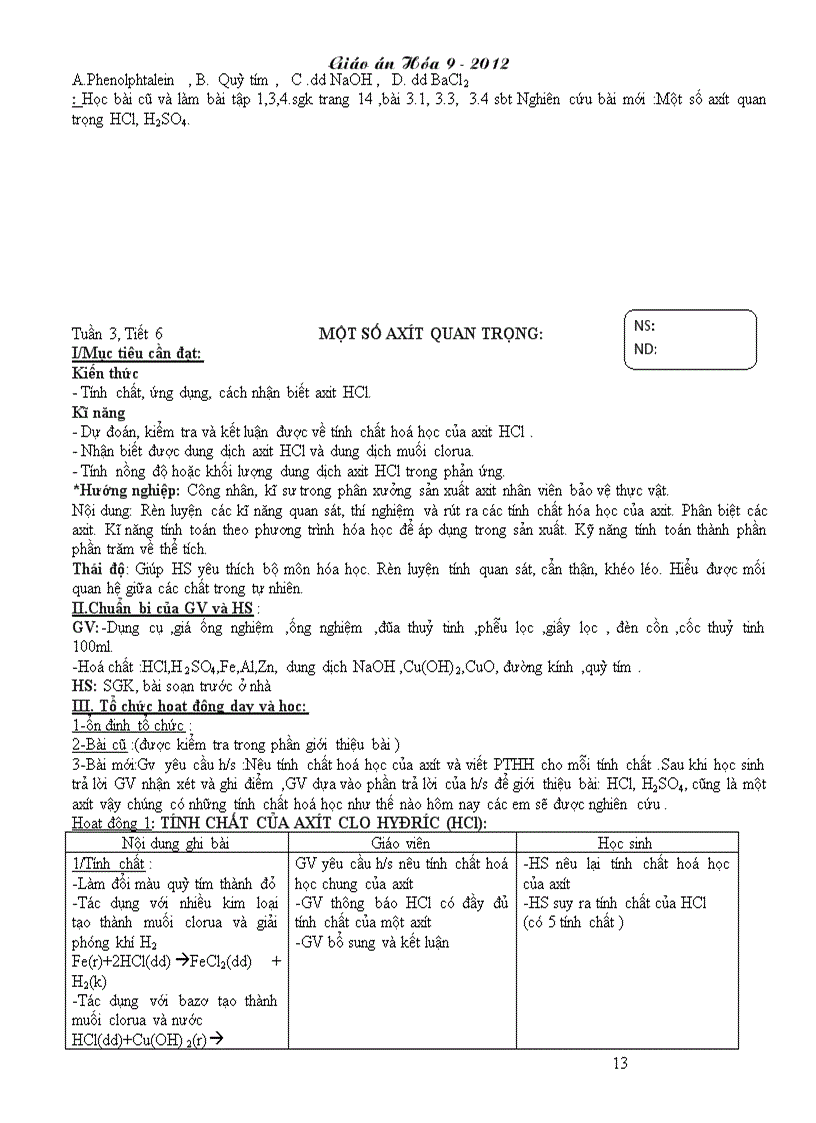 image for page Giao an Hoa 9 2012