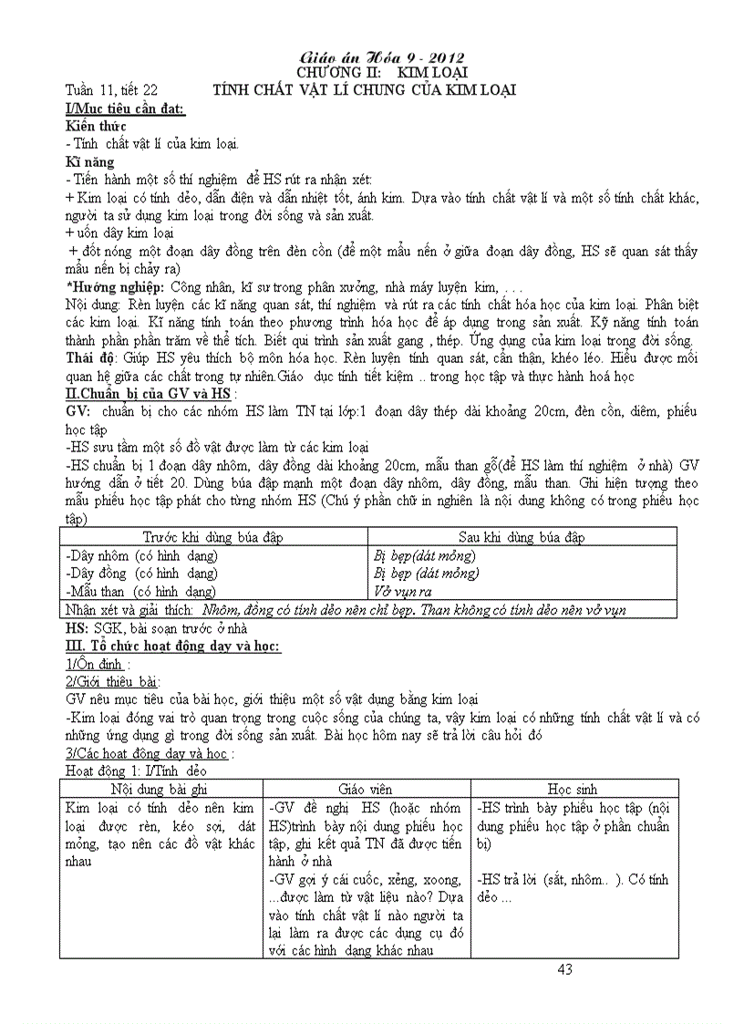 image for page Giao an Hoa 9 2012