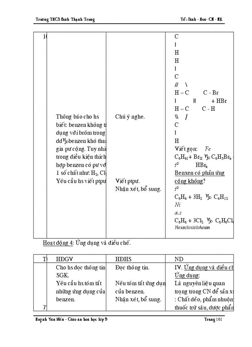 image for page Giáo án hóa 9 4 cột 1