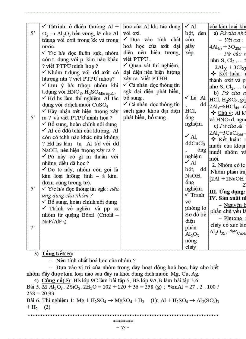 image for page Giao an hoa 9 5 cot chuan