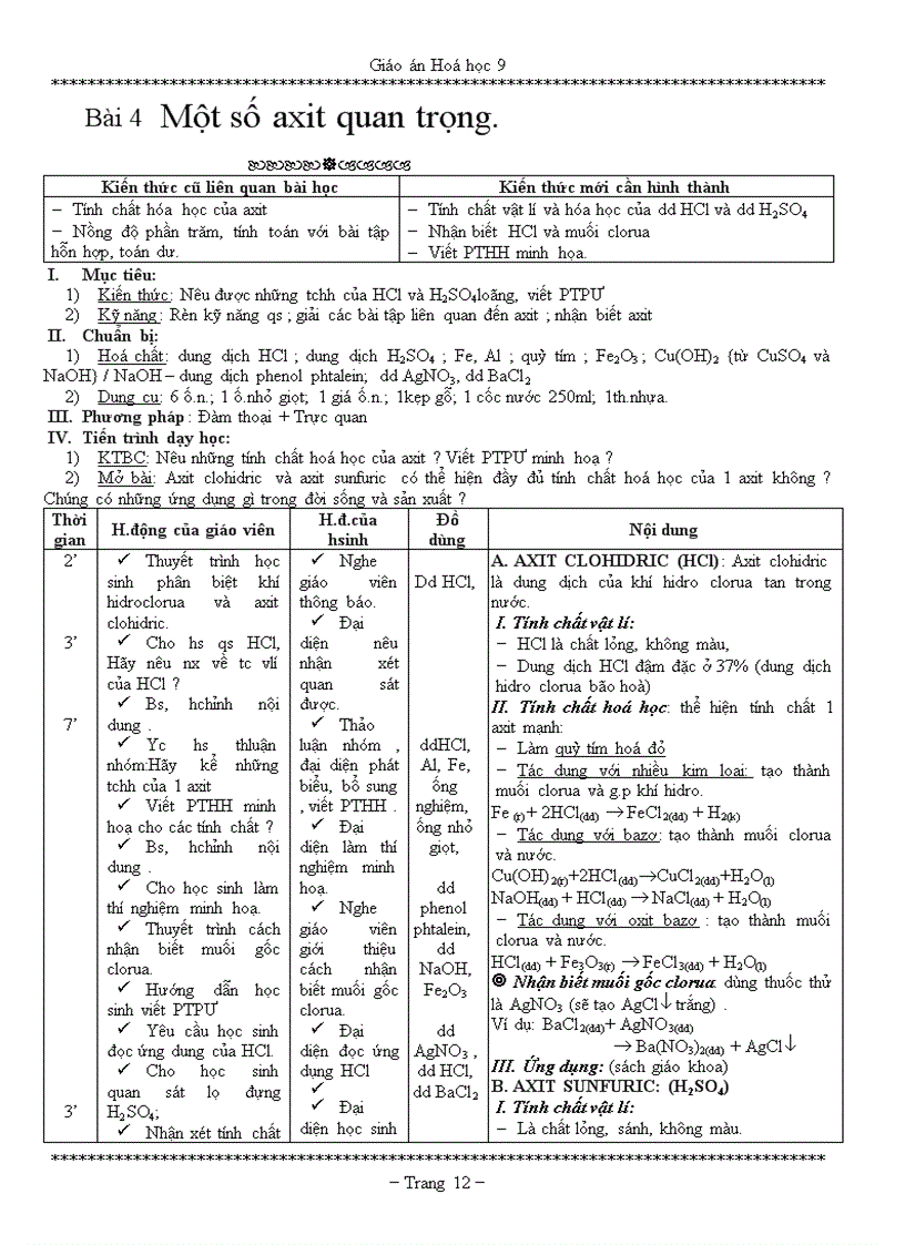 image for page Giáo án hóa 9 5 cộtTiền Giang