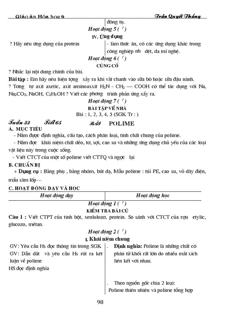 image for page Giao an hoa 9 chon bo