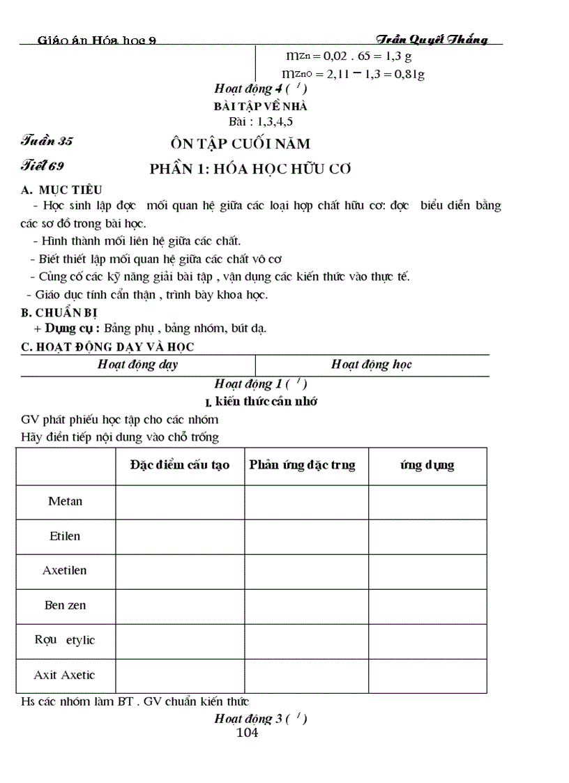 image for page Giao an hoa 9 chon bo