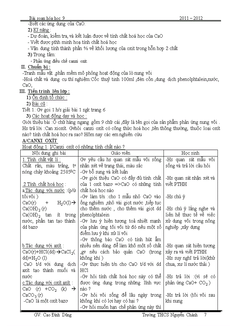 image for page Giao an hoa 9 chuan ktkn