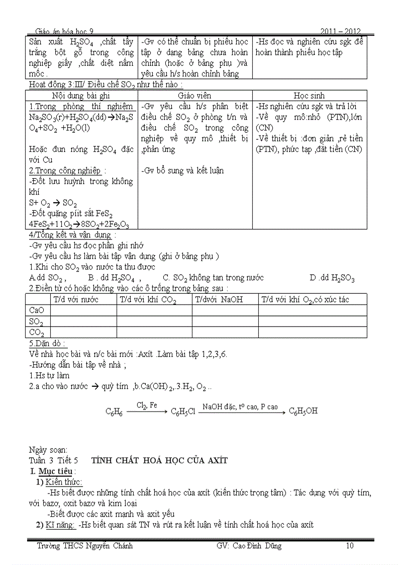 image for page Giao an hoa 9 chuan ktkn