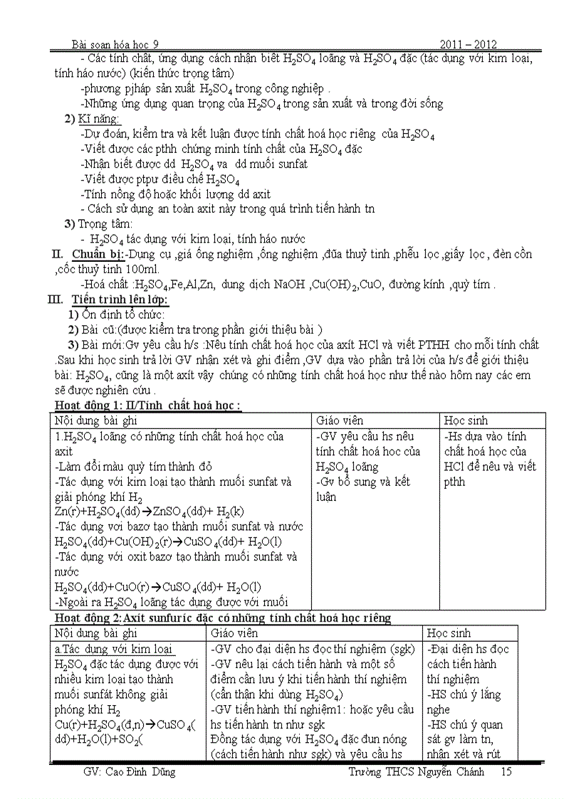 image for page Giao an hoa 9 chuan ktkn