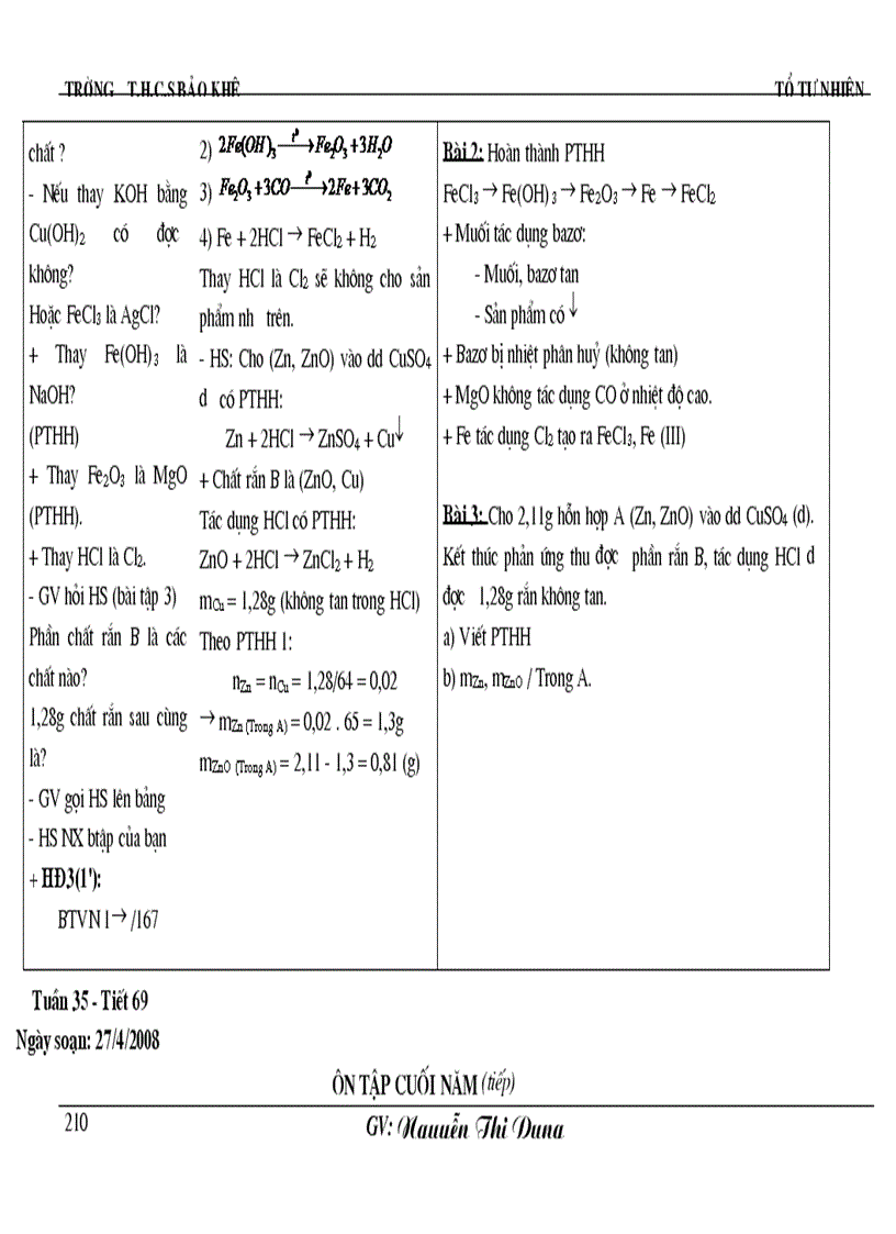 image for page Giáo án hoa 9 hay cực chi tiet 08 09