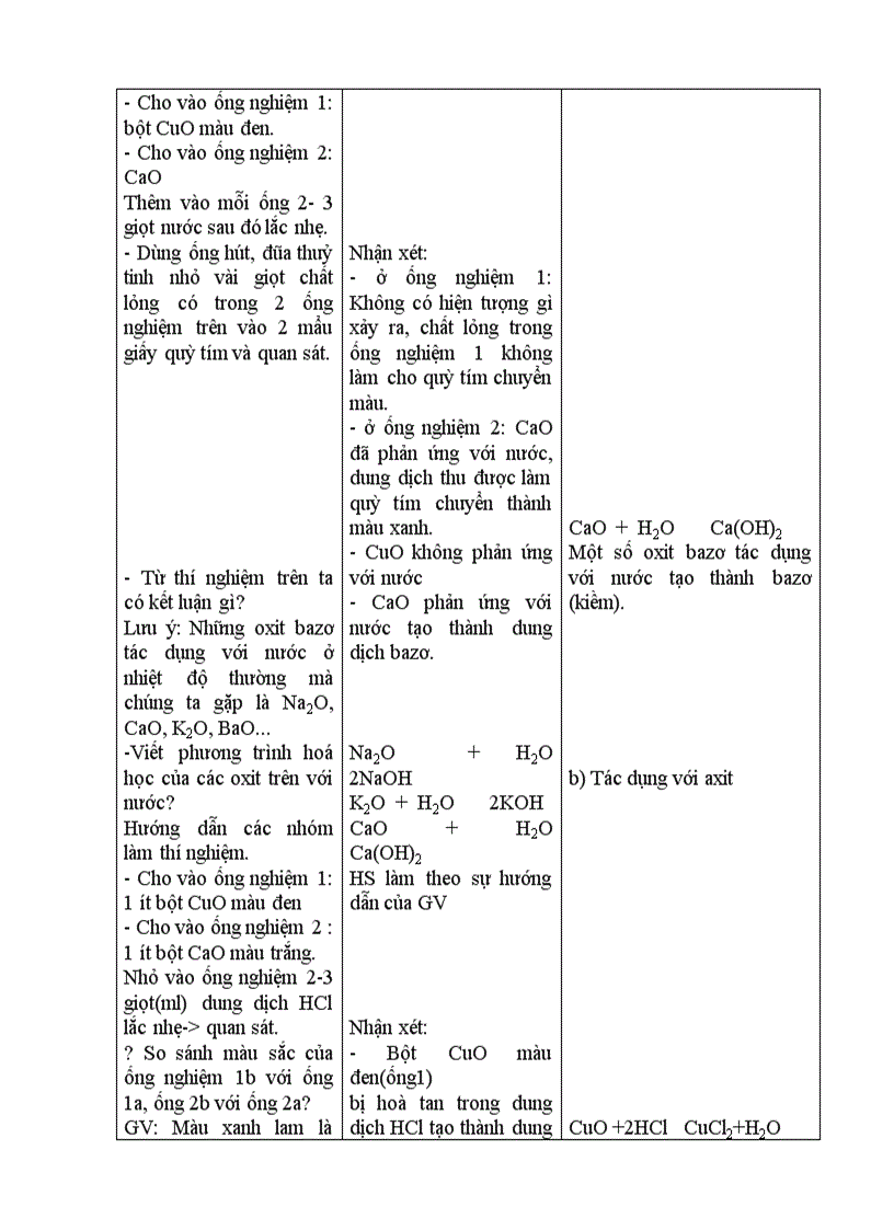 image for page Giáo án Hóa 9 HKI hay