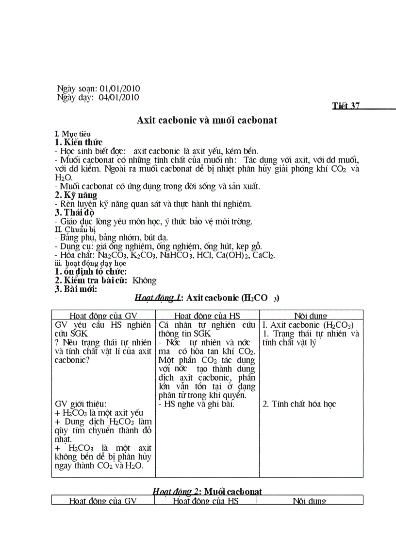 image for page Giáo án Hóa 9 HKII 3 cột mới