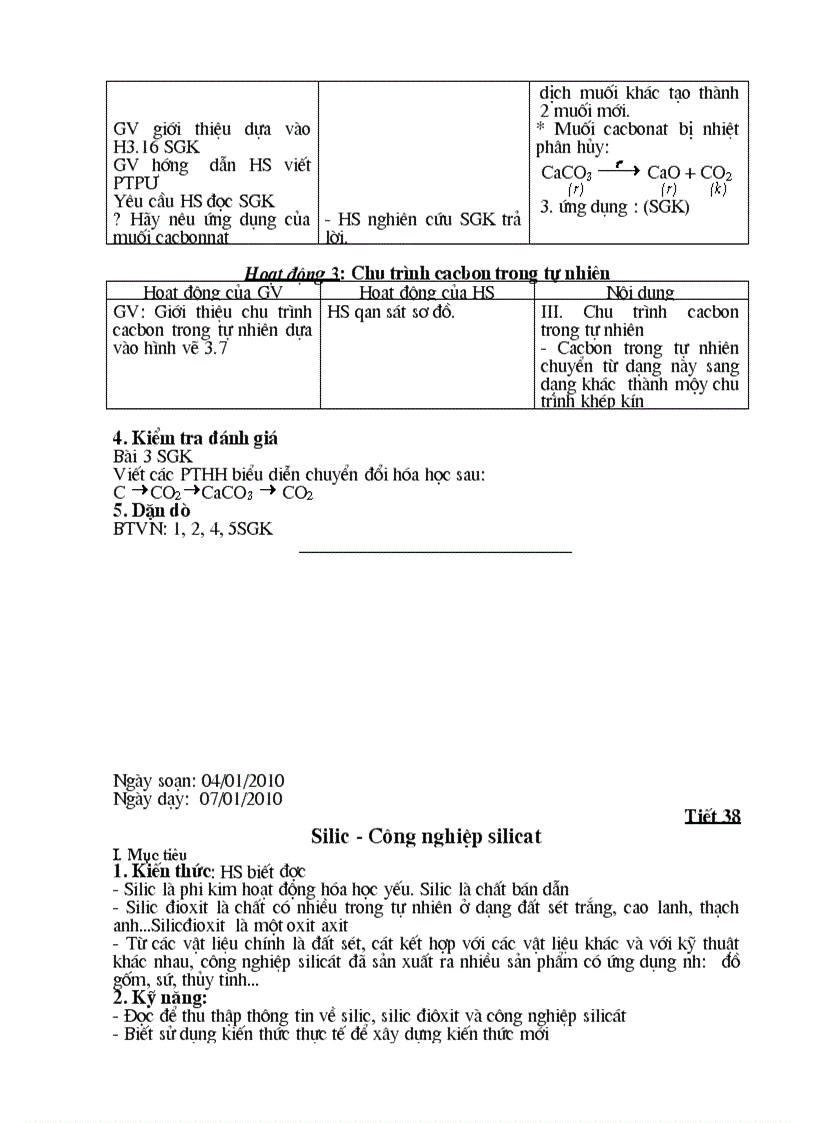 image for page Giáo án Hóa 9 HKII 3 cột mới