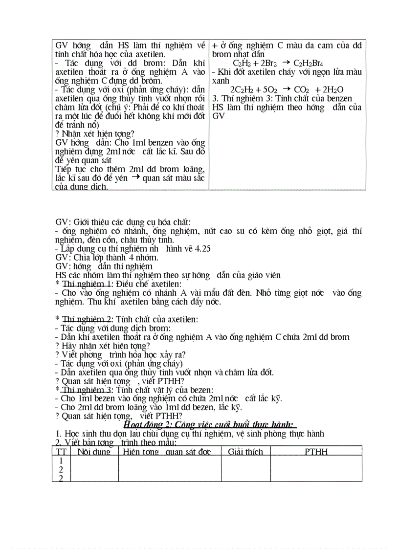 image for page Giáo án Hóa 9 HKII 3 cột mới