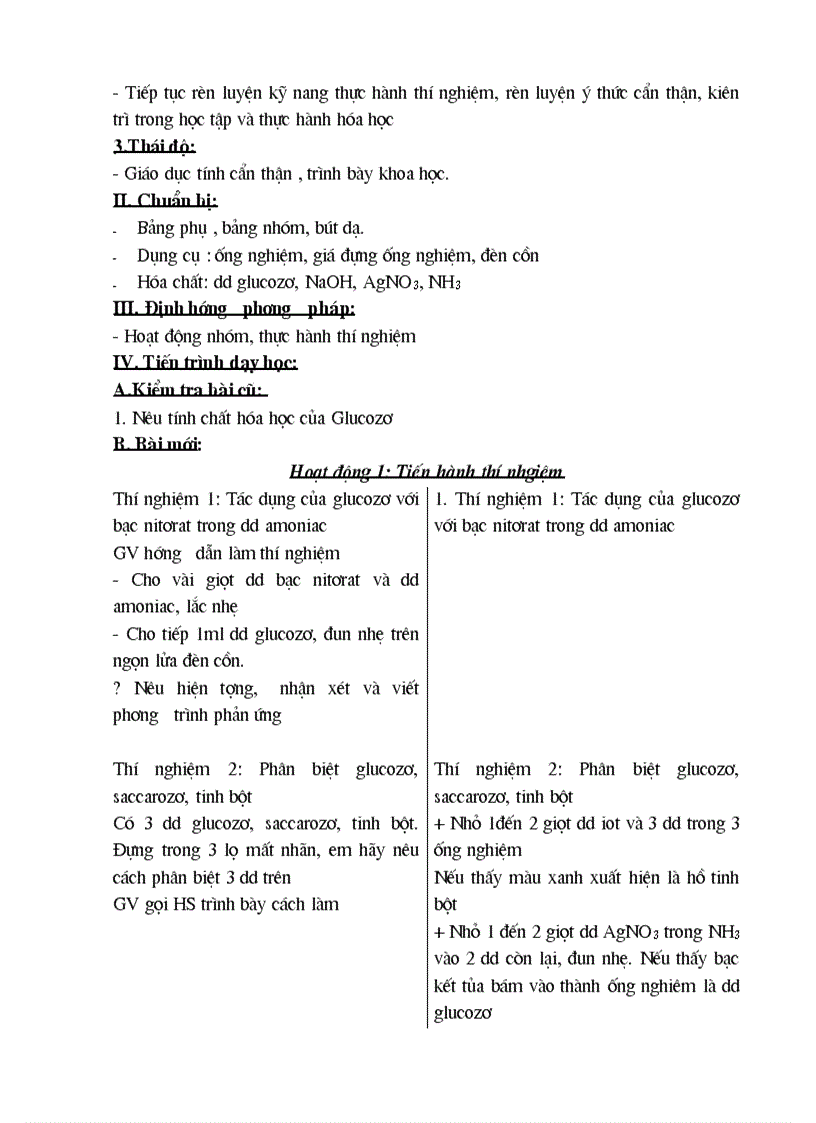 image for page Giáo án Hóa 9 HKII 3 cột mới