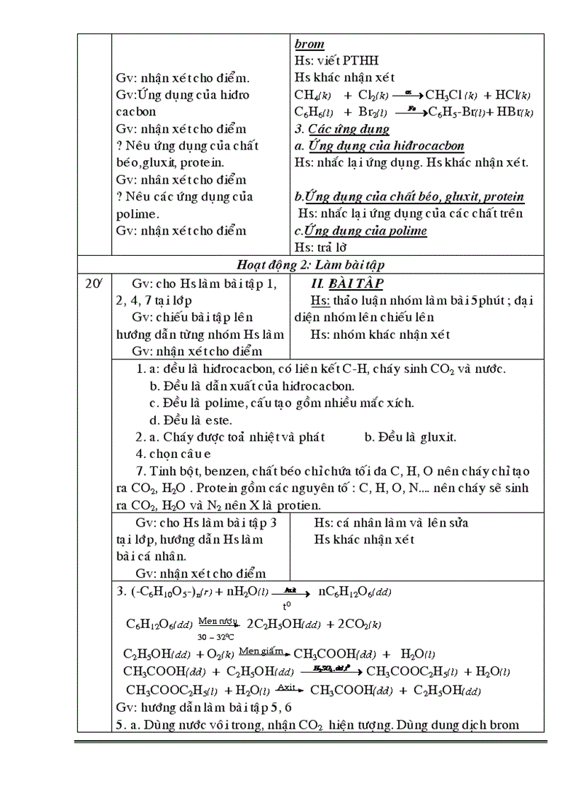 image for page Giao an hoa 9 HKII