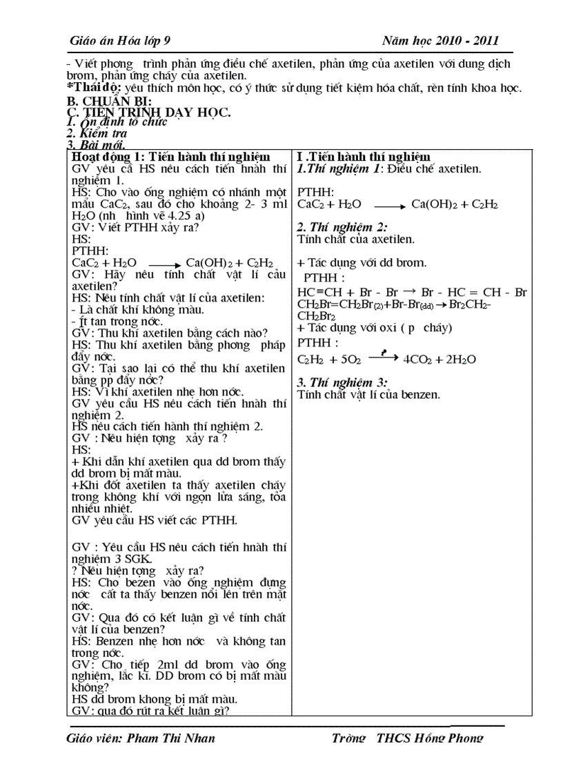 image for page Giao an hoa 9 ki II