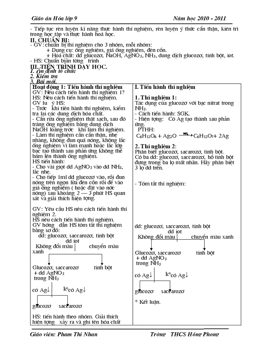 image for page Giao an hoa 9 ki II