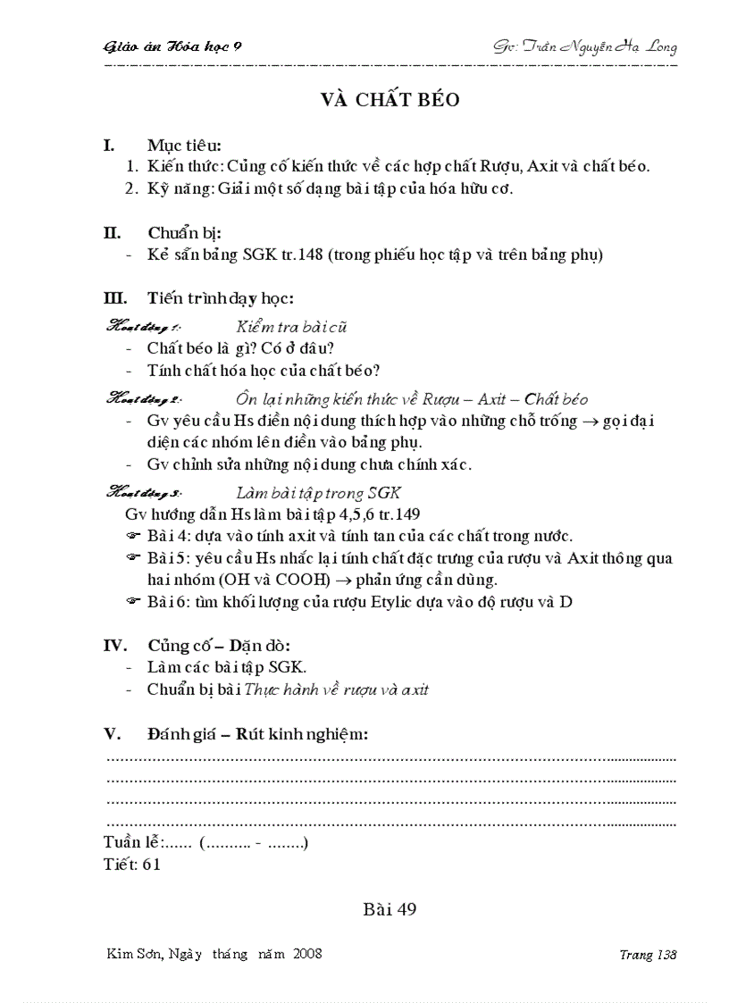 image for page Giáo An Hoa 9 Kỳ 2 08 09