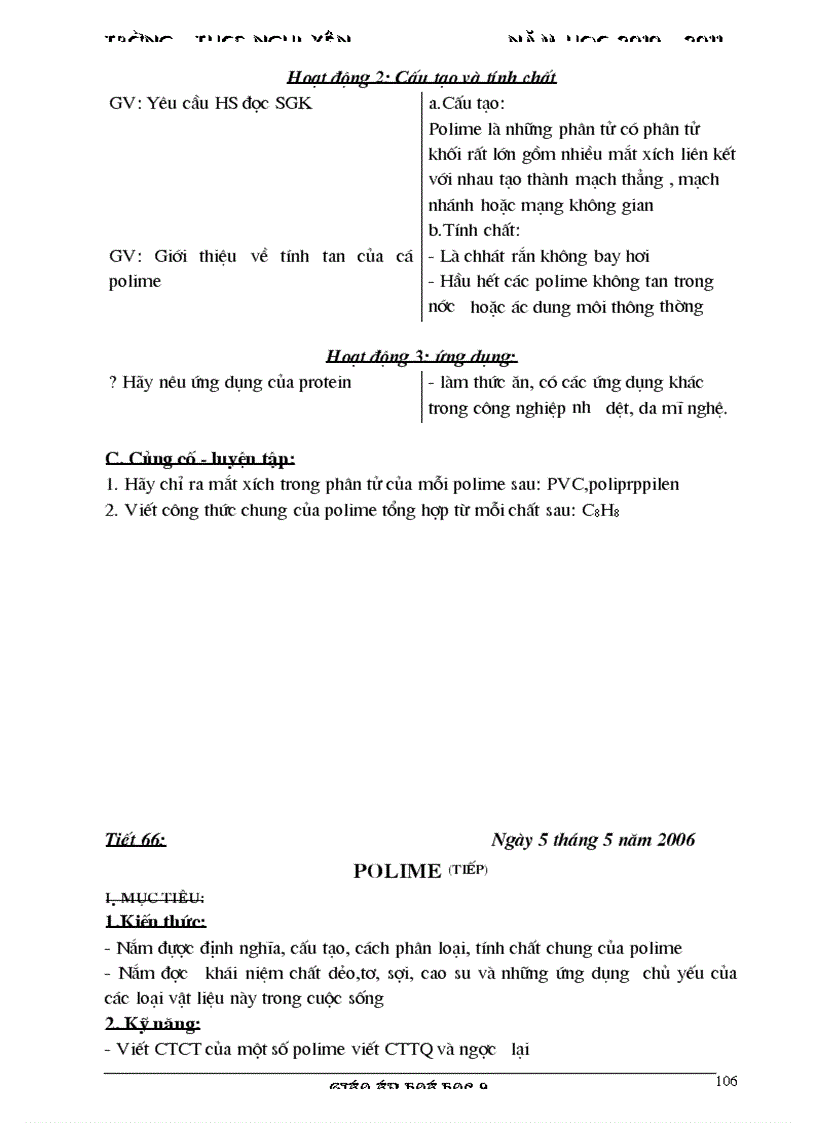 image for page Giao an hoa 9 nam hoc 2011 2012