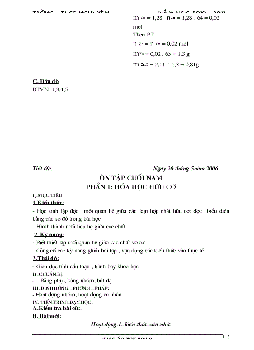 image for page Giao an hoa 9 nam hoc 2011 2012