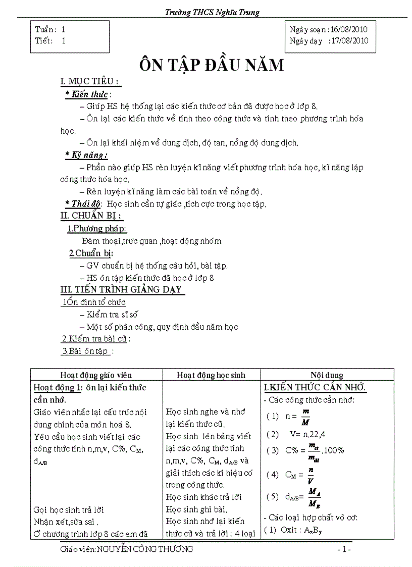 image for page Giáo an hoa 9 theo chuan kien thuc