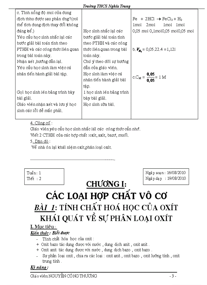 image for page Giáo an hoa 9 theo chuan kien thuc