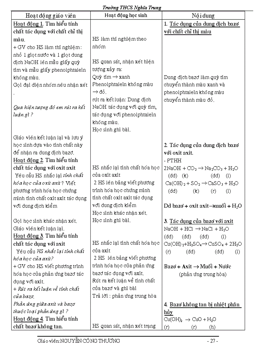 image for page Giáo an hoa 9 theo chuan kien thuc