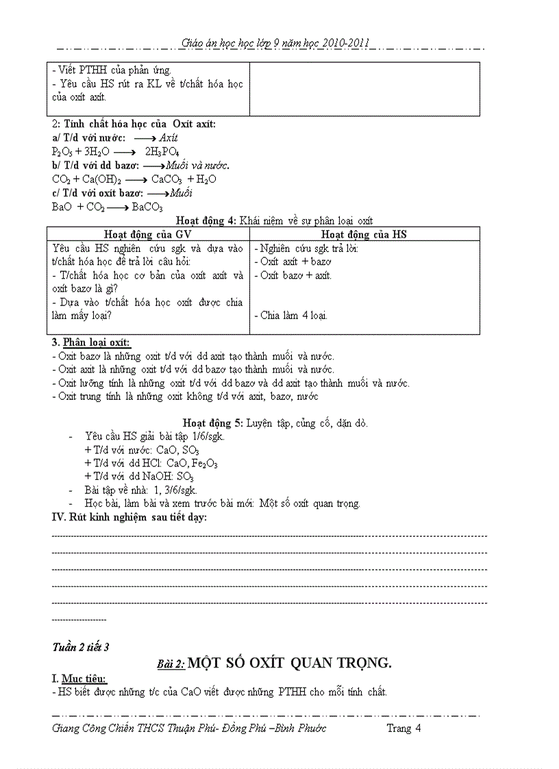 image for page Giáo án hóa 9 theo chuan KT KN