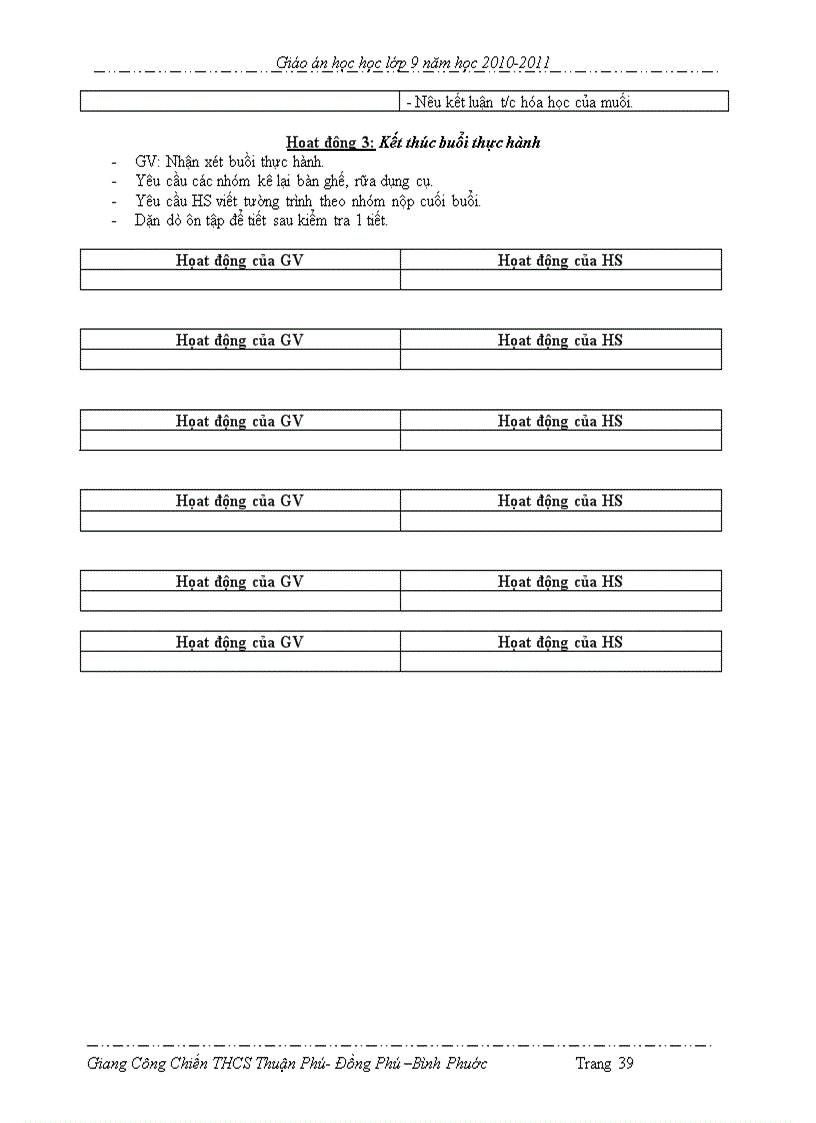 image for page Giáo án hóa 9 theo chuan KT KN