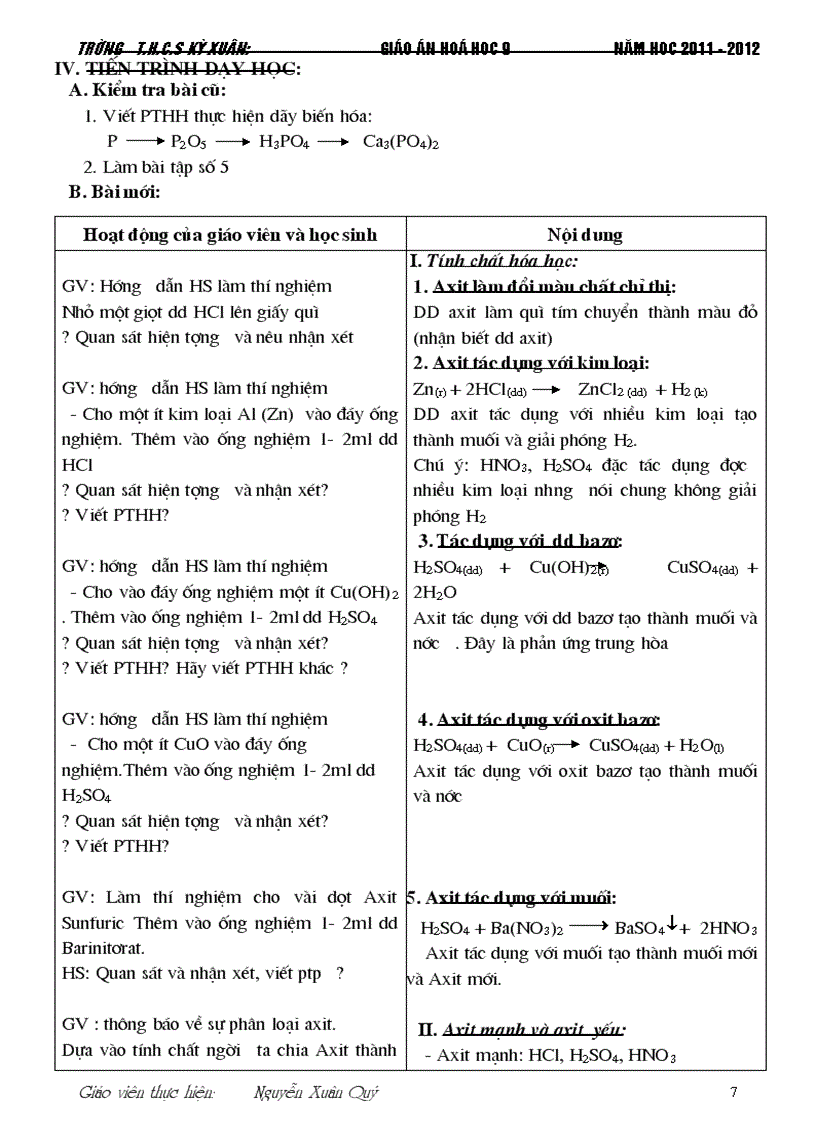 image for page Giao an Hoa 9 tron bo 2012