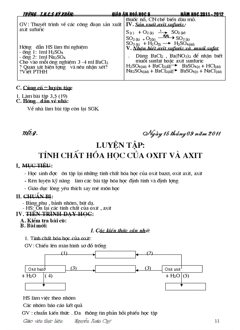 image for page Giao an Hoa 9 tron bo 2012