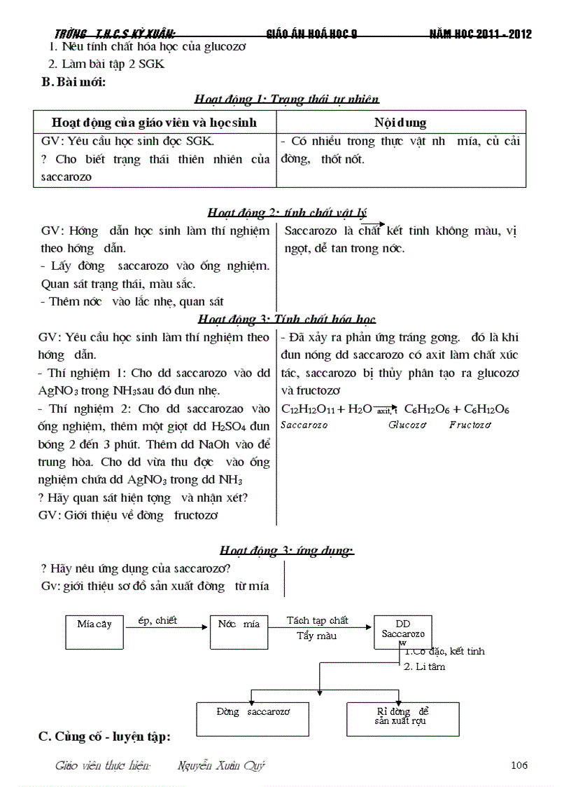 image for page Giao an Hoa 9 tron bo 2012