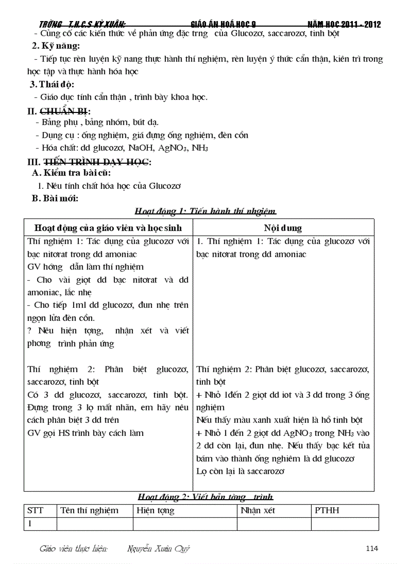 image for page Giao an Hoa 9 tron bo 2012