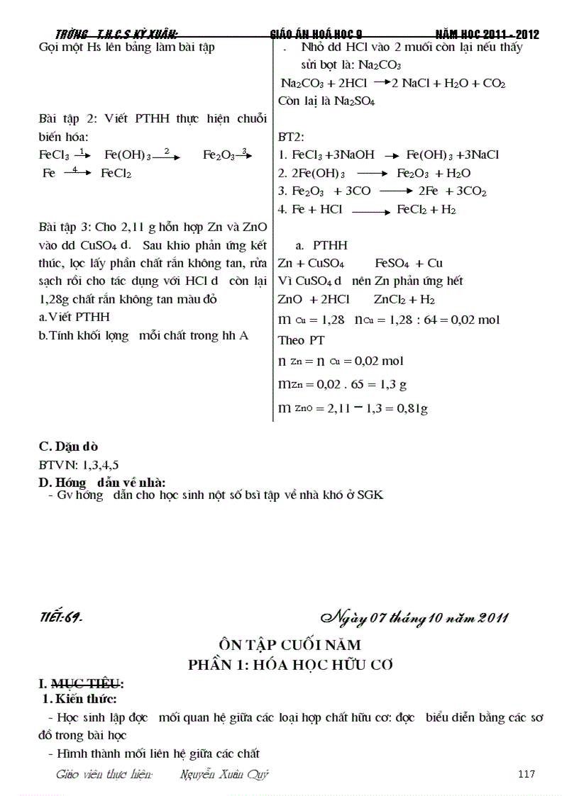 image for page Giao an Hoa 9 tron bo 2012